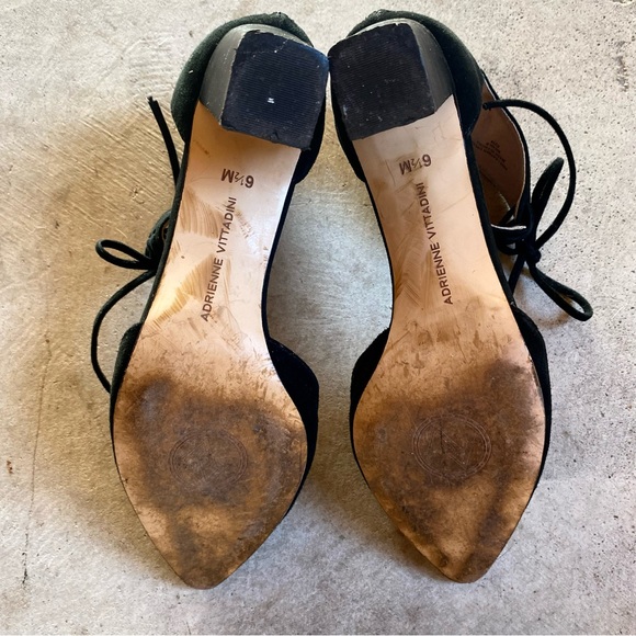 Adrienne Vittadini Nicole D’orsay lace up block heels pumps - Picture 3 of 3